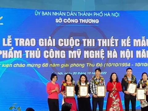 Hà Nội trao giải cho các thiết kế thủ công mỹ nghệ xuất sắc