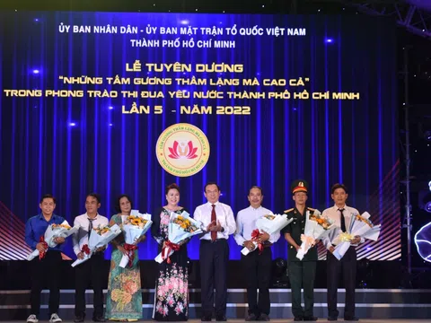 TP Hồ Chí Minh: Tuyên dương 101 tấm gương thầm lặng mà cao cả năm 2022