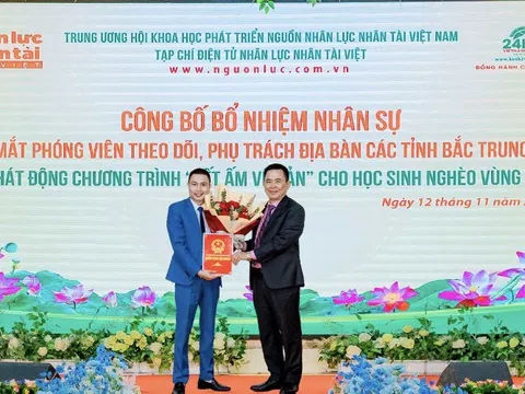 Lễ công bố bổ nhiệm nhân sự Tạp chí Nhân lực Nhân tài Việt & phát động chương trình "Tết ấm về Bản"