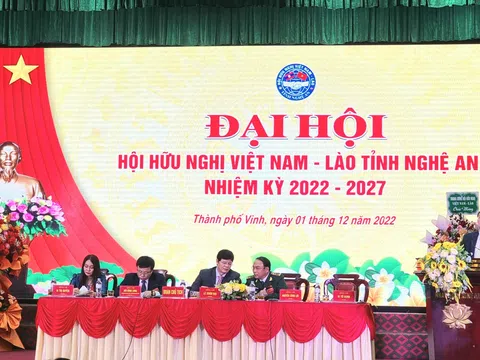 Hội Hữu nghị Việt Nam - Lào tỉnh Nghệ An tổ chức Đại hội nhiệm kỳ 2022-2027