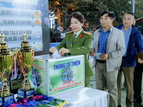 Nghệ An: Khai mạc Giải bóng đá "Thắp sáng ước mơ trẻ em vùng cao" lần thứ 3, năm 2022