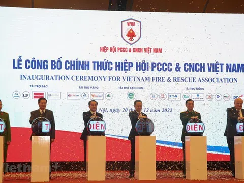 Hiệp hội Phòng cháy chữa cháy và Cứu nạn cứu hộ Việt Nam chính thức đi vào hoạt động