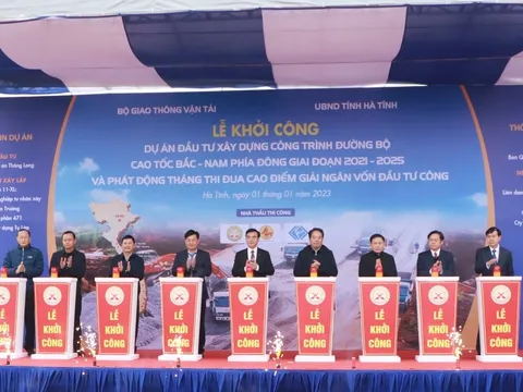 Hà Tĩnh phối hợp khởi công cao tốc Bắc – Nam cùng 8 tỉnh trong cả nước