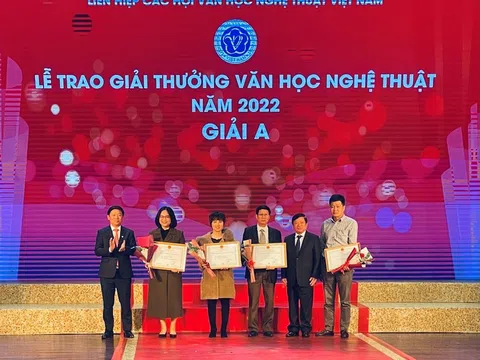 67 tác phẩm được trao Giải thưởng văn học, nghệ thuật năm 2022