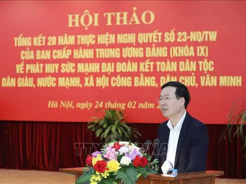 Thường trực Ban Bí thư Võ Văn Thưởng: Lợi ích chính đáng của nhân dân là điểm xuất phát, là mục tiêu của mọi chủ trương, đường lối