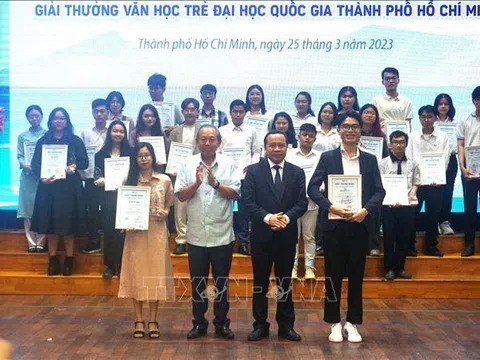 Trao Giải thưởng Văn học trẻ dành cho sinh viên toàn quốc