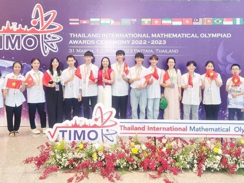 Trường THPT DTNT Tỉnh Nghệ An, xuất sắc giành 09 huy chương tại kỳ thi Olympic Toán quốc tế TIMO năm 2023