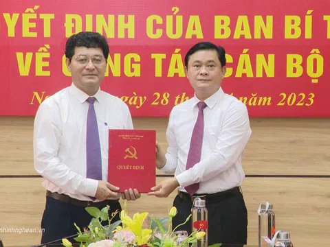 Chuẩn y Chủ nhiệm Ủy ban Kiểm tra Tỉnh ủy Nghệ An nhiệm kỳ 2020-2025