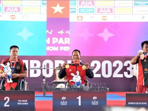 ASEAN Para Games 12: Đoàn Việt Nam xác lập nhiều kỷ lục mới