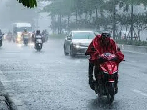 Dự báo thời tiết hôm nay (28/8): Hà Nội có mưa vừa, mưa to và rải rác có dông