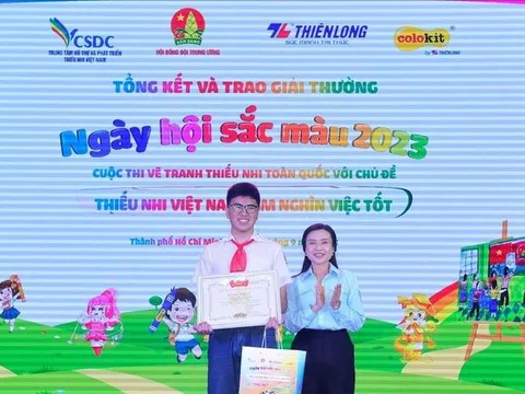 Gần 190.000 tác phẩm tham dự vẽ tranh “Thiếu nhi Việt Nam làm nghìn việc tốt”