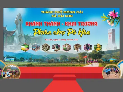 Tưng bừng chuẩn bị khai trương “Phiên Chợ Pò Hèn” xã Hải Sơn, TP Móng Cái 2023