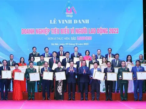 Vinh danh Doanh nghiệp tiêu biểu vì người lao động năm 2023