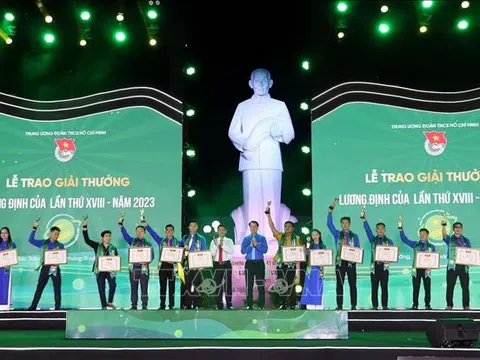 Trao Giải thưởng Lương Định Của cho 42 thanh niên xuất sắc trong lĩnh vực nông nghiệp