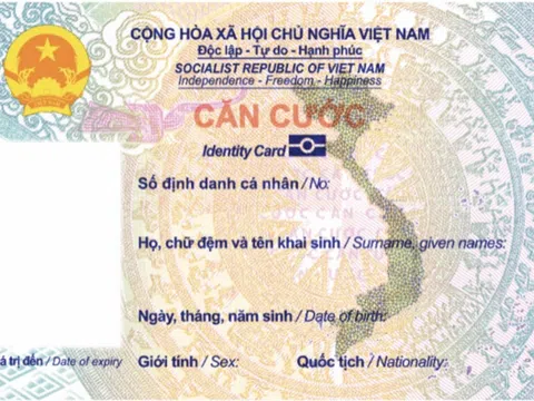 Bộ Công an đề xuất mẫu căn cước sẽ cấp từ 1/7/2024