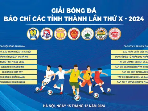 Hướng tới Giải bóng đá báo chí các tỉnh, thành lần thứ X - 2024