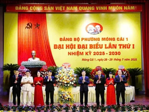 Đại hội lần thứ I Đảng bộ phường Móng Cái 1 nhiệm kỳ 2025–2030 thành công tốt đẹp