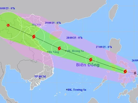 Bão Bualoi vào Biển Đông, Bắc và Trung Bộ chuẩn bị đón mưa lớn