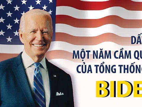 [infographic] Dấu ấn một năm cầm quyền của Tổng thống Mỹ Biden