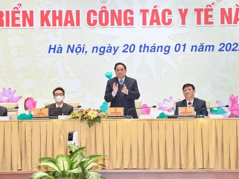 Thủ tướng Phạm Minh Chính dự Hội nghị triển khai công tác y tế năm 2022