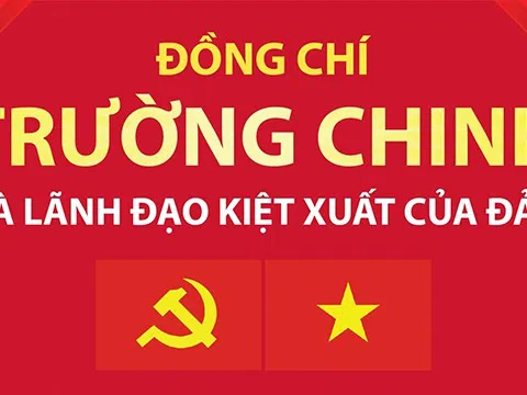 [Infographic] Đồng chí Trường Chinh - Nhà lãnh đạo kiệt xuất của Đảng