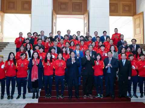 Thủ tướng Phạm Minh Chính: 'Những cô gái kim cương' đã làm nên chiến thắng mang ý nghĩa sâu sắc, truyền cảm hứng