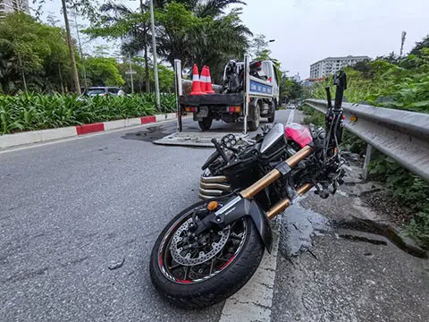 Xác định nguyên nhân thanh niên đi xe phân khối lớn tử vong trên đường vành đai 2 trên cao