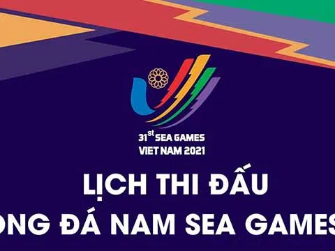 (Infographic) Lịch thi đấu bóng đá nam SEA Games 31