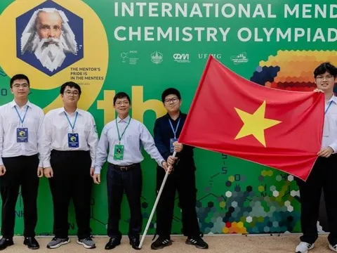 Toàn đội Olympic Hóa học Quốc tế (IMChO) Việt Nam đều giành huy chương