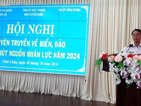 Lữ đoàn 125, Vùng 2 Hải quân tuyên truyền biển đảo và thu hút nguồn nhân lực tại Sóc Trăng