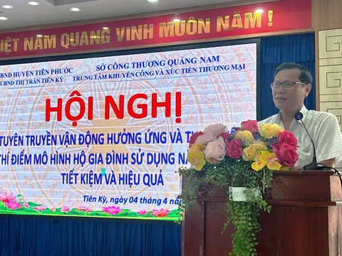 Quảng Nam: Tuyên truyền tiết kiệm năng lượng và sản xuất sạch hơn