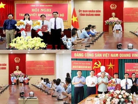 Bình Dương, Quảng Ninh, Hà Tĩnh bổ nhiệm nhân sự, lãnh đạo mới