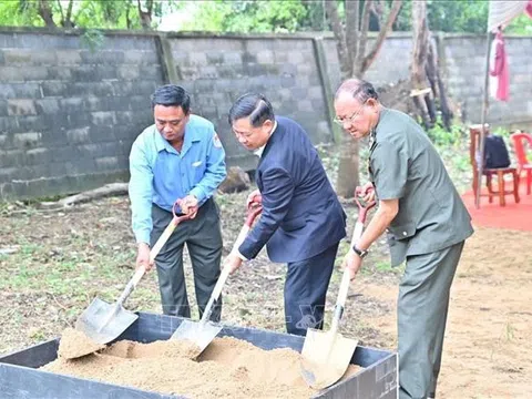 Khởi công xây dựng Nhà bảo quản hài cốt liệt sĩ quân tình nguyện Việt Nam