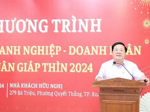 Kon Tum tổ chức gặp mặt doanh nhân đầu năm Xuân Giáp Thìn 2024