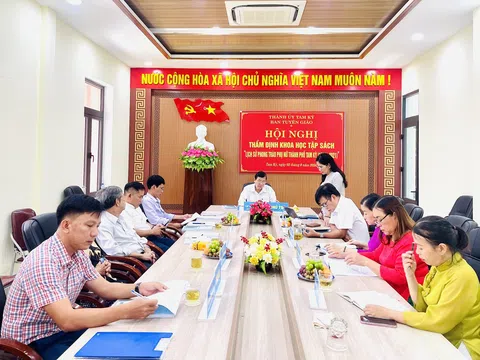 Hội nghị thẩm định khoa học tập sách “Lịch sử Hội LHPN và Phong trào phụ nữ TP. Tam Kỳ (1930 - 2021)”