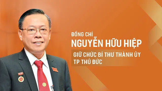 Chân dung tân Bí thư Thành ủy Thủ Đức Nguyễn Hữu Hiệp