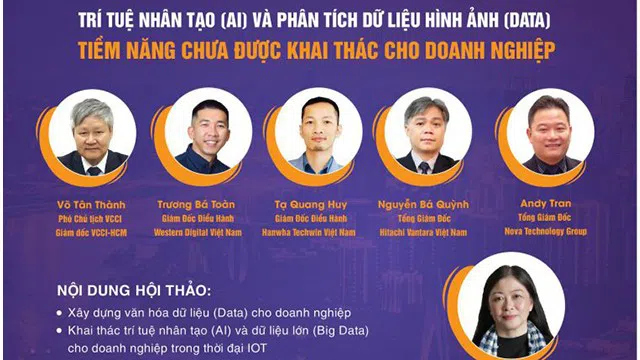 Hội Thảo Trực Tuyến: Trí Tuệ Nhân Tạo (AI) Và Phân Tích Dữ Liệu Hình Ảnh (Data)