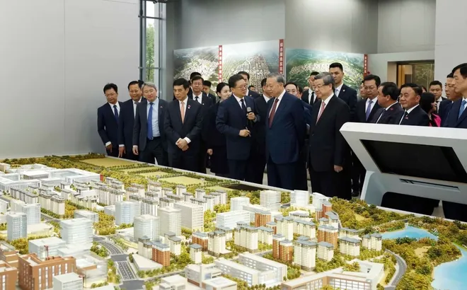 Tổng Bí thư, Chủ tịch nước Tô Lâm thăm Khu mới Hùng An, Trung Quốc