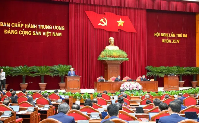 Thông cáo báo chí về ngày làm việc thứ tư Hội nghị lần thứ ba Ban Chấp hành Trung ương Đảng khoá XIV